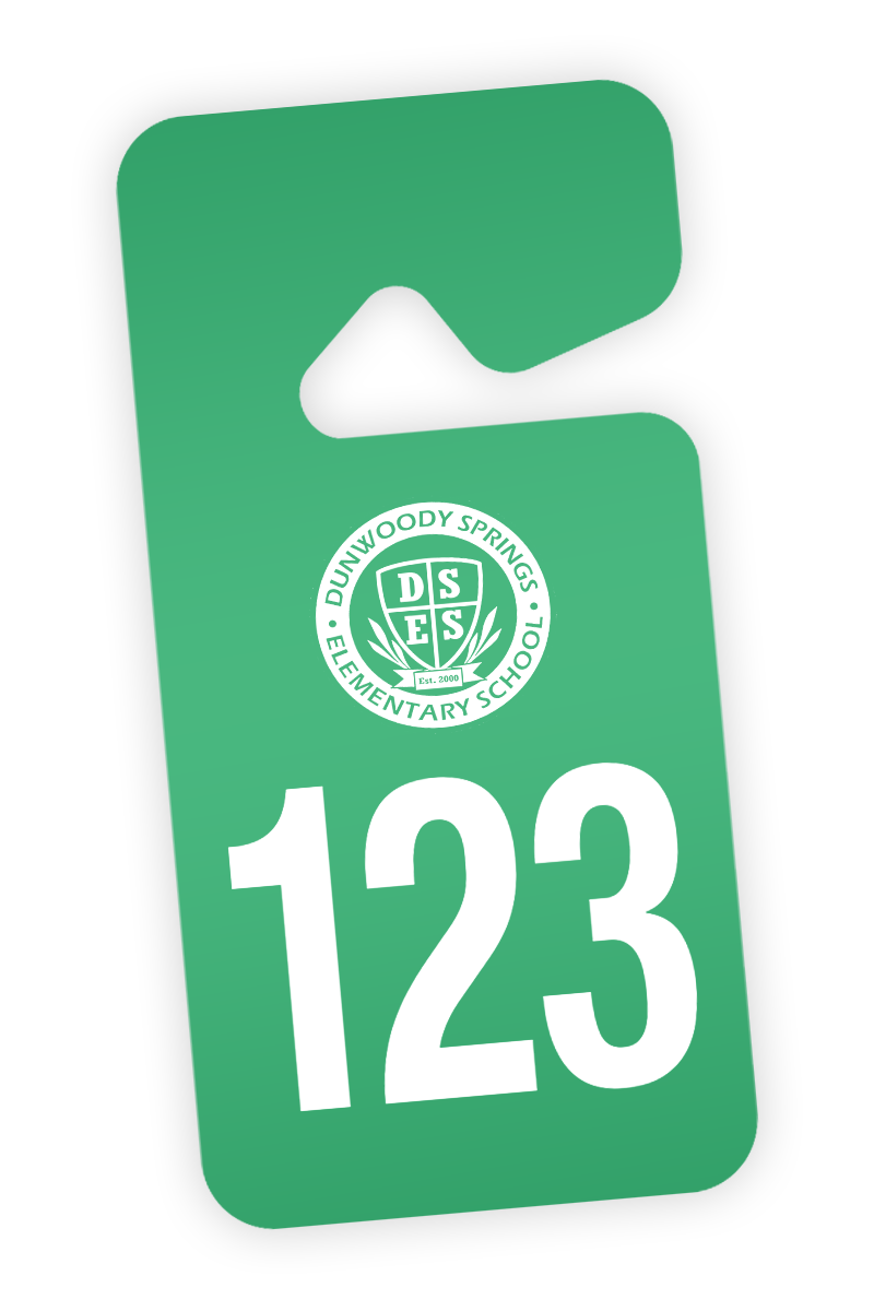 Professional Carpool Tags for School Safety & Efficiency - Thumbnail 2