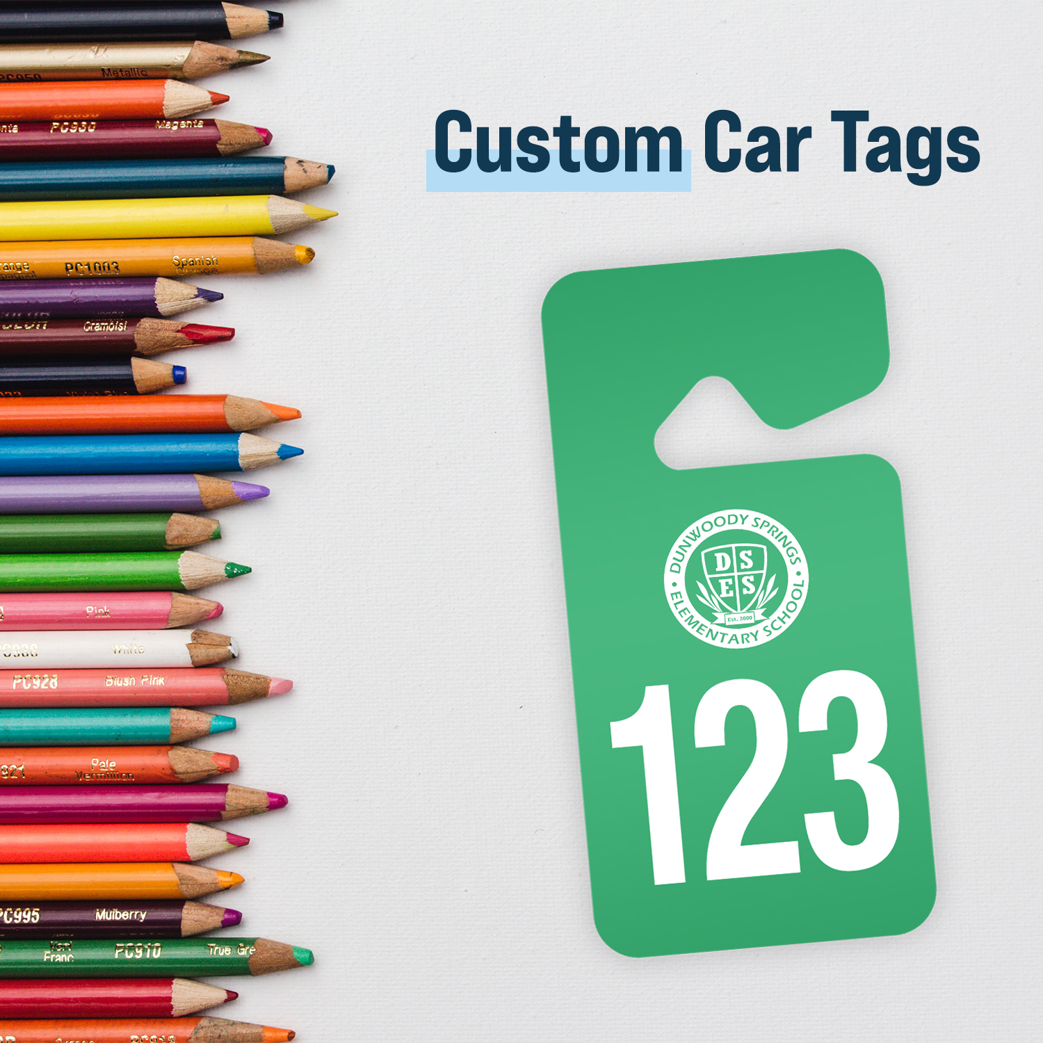 Professional Carpool Tags for School Safety & Efficiency - Thumbnail 4